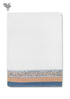 Handloom Cotton Bath Towel With Block Print Border